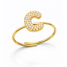 Anelli Abc New Lettera C Oro