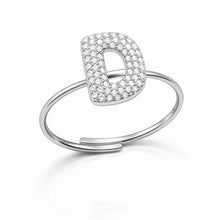 Anelli Abc New Lettera D Argento
