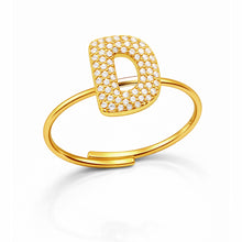 Anelli Abc New Lettera D Oro