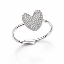 Anello Abc New Lettera V Argento