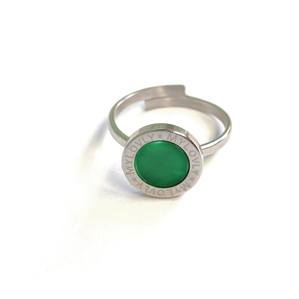 Anello Madreperla Verde