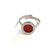 Anello Madreperla Rosso