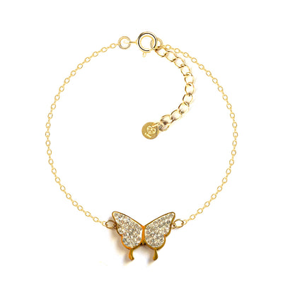 Bracciale farfalla oro