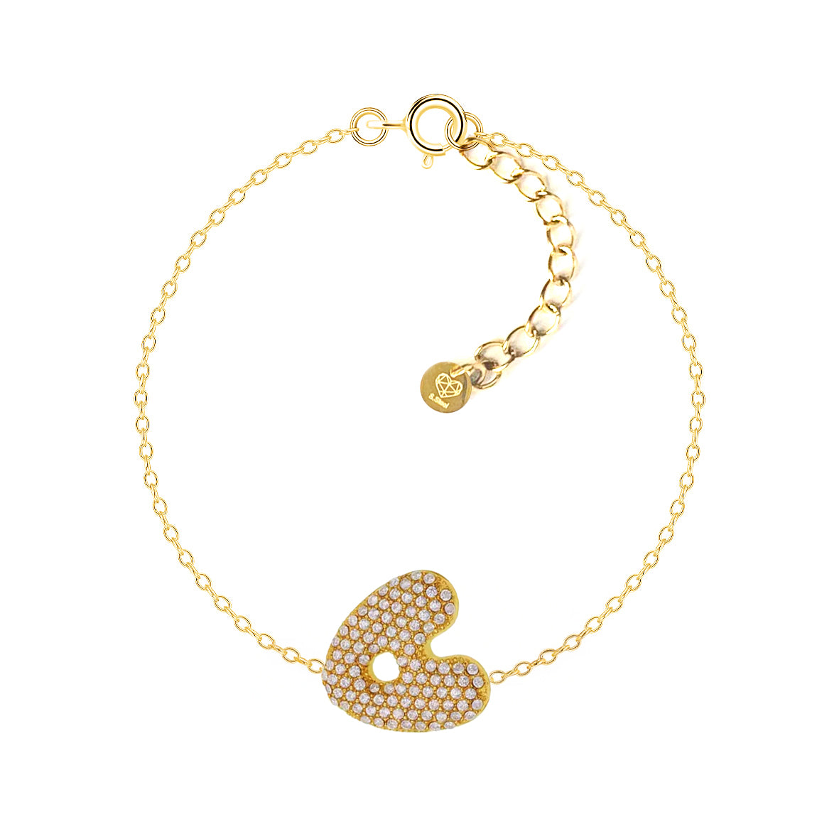 Bracciale Abc New Lettera A Oro