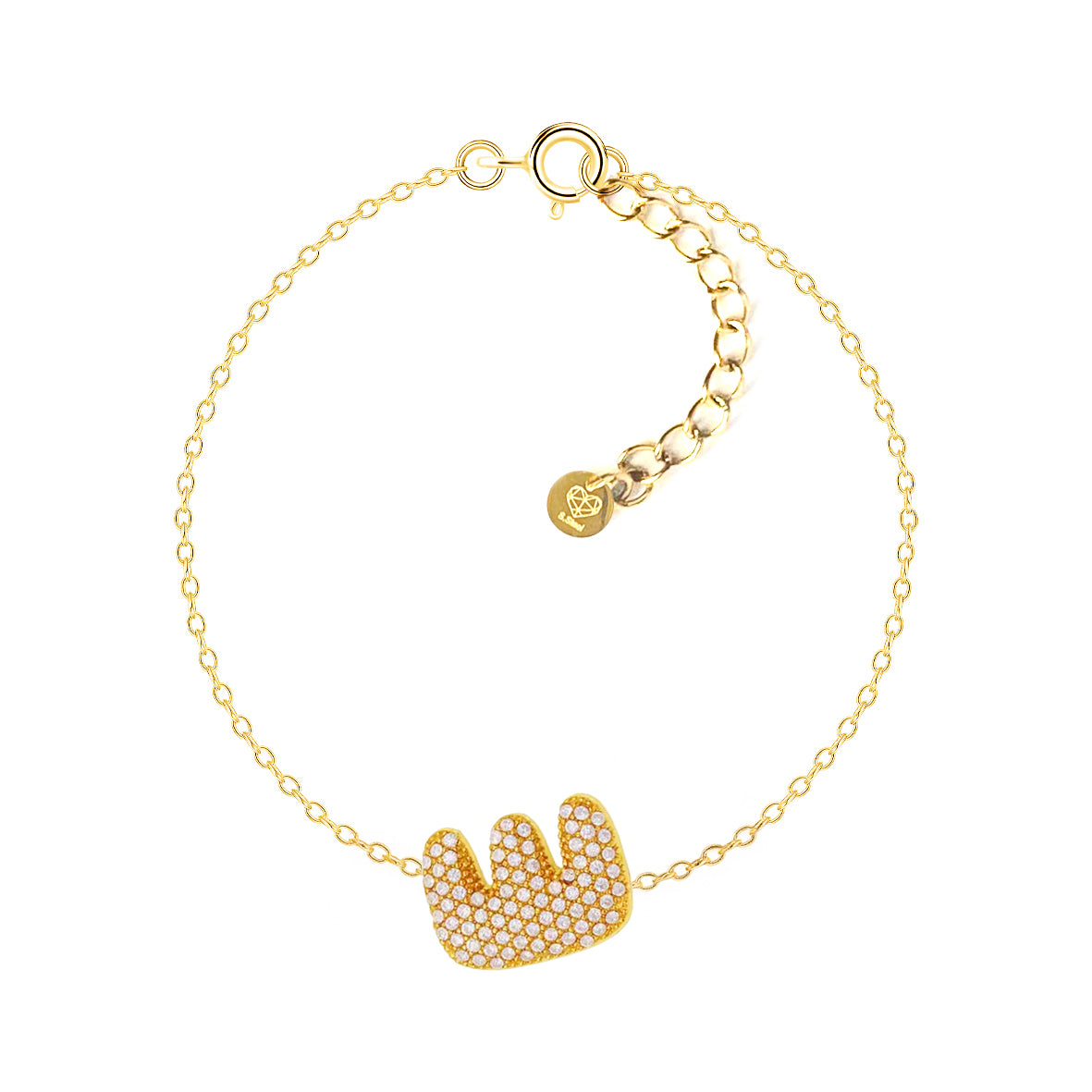 Bracciale Abc New Lettera E Oro