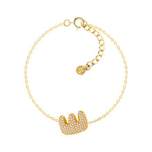Bracciale Abc New Lettera E Oro