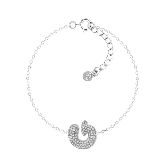 Bracciale Abc New Lettera G Argento