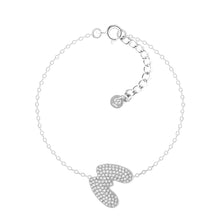 Bracciale Abc New Lettera M Argento