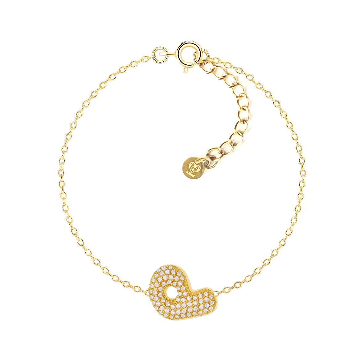 Bracciale Abc New Lettera P Oro