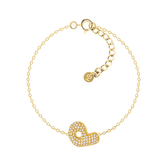 Bracciale Abc New Lettera P Oro