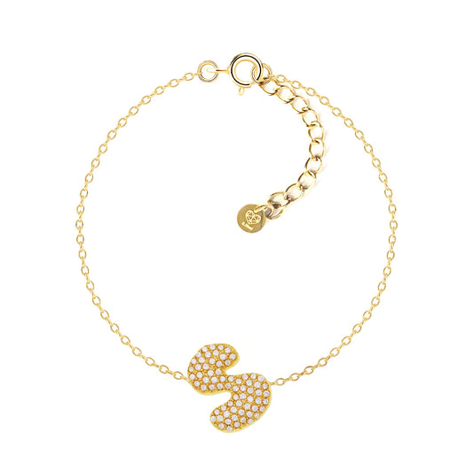 Bracciale Abc New Lettera S Oro