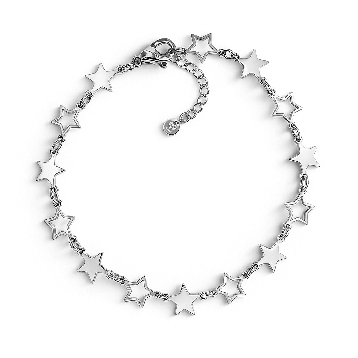 Bracciale stelle argento