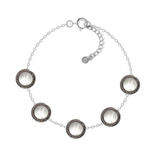 Bracciale Bottone Madreperla Bianca