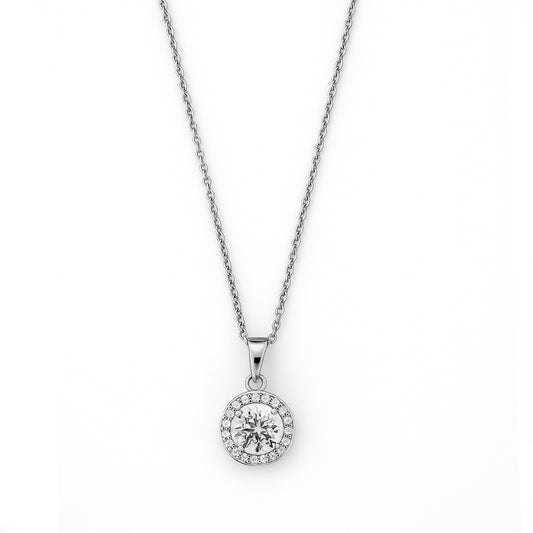 Collana punto luce argento