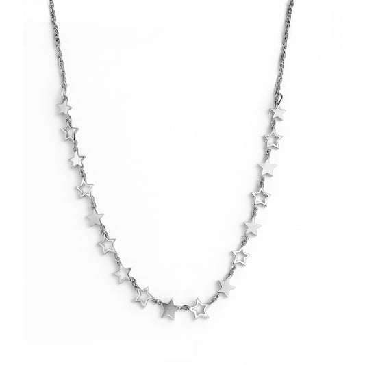 Collana stelle argento