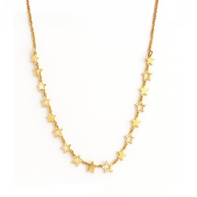 Collana stelle oro