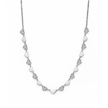Collana cuori argento