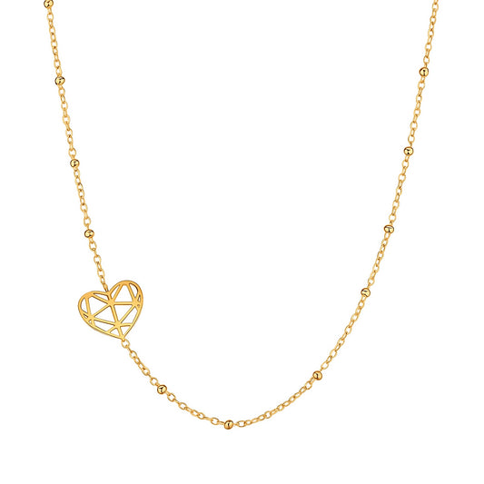 Collana cuoricino oro