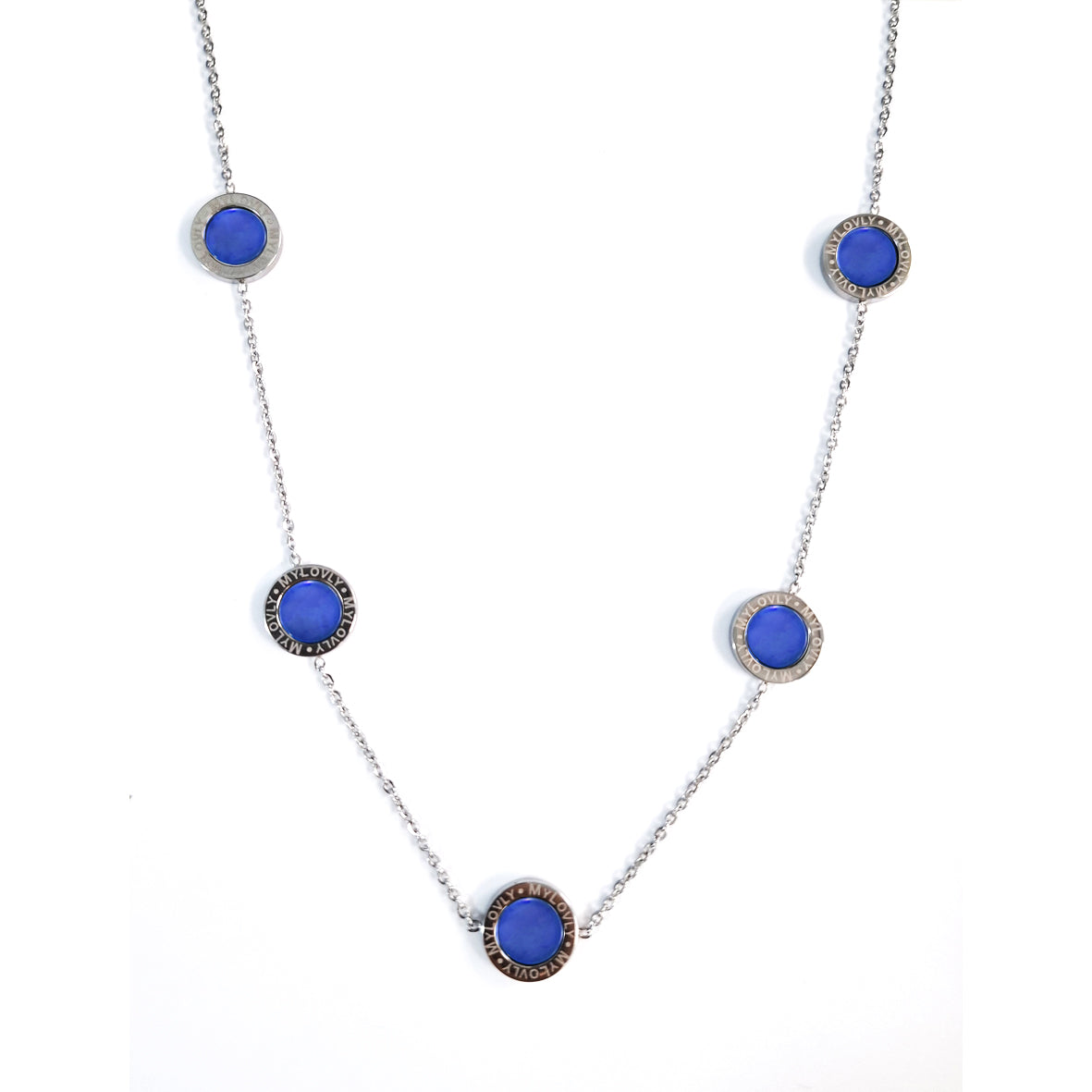 Collana Madreperla Blu