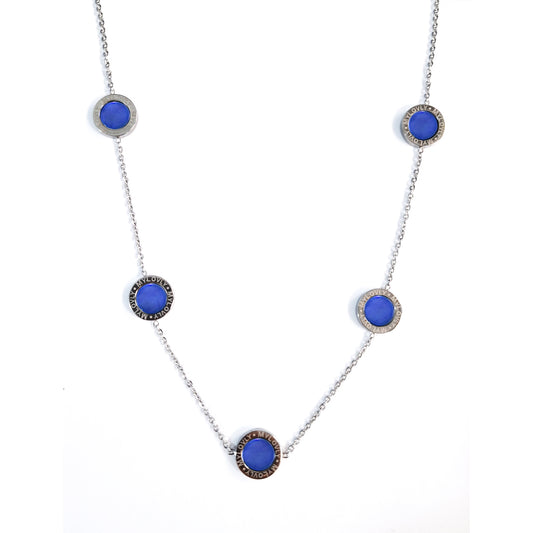 Collana Madreperla Blu