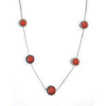 Collana Madreperla Rosso