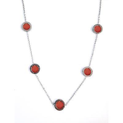 Collana Madreperla Rosso