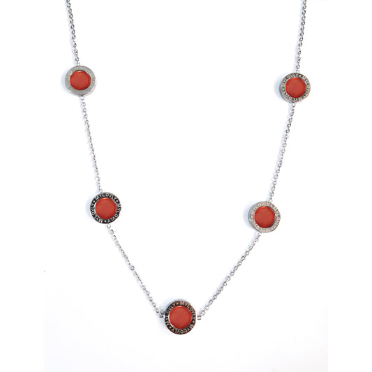 Collana Madreperla Rosso