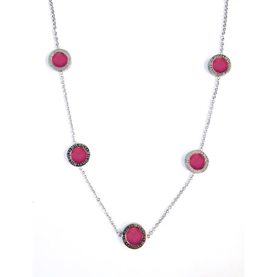 Collana Madreperla Fucsia