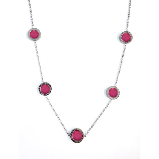 Collana Madreperla Fucsia