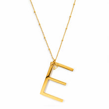 COLLANA LUNGA ABC BIG LETTERA E ORO