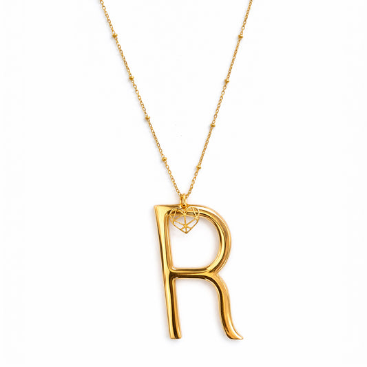 COLLANALUNGA  ABC BIG LETTERA R ORO