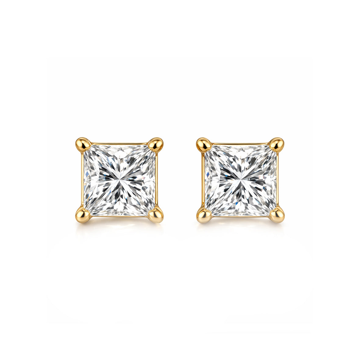 MyLovly Ice New Punto Luce Quadrato 5mm oro