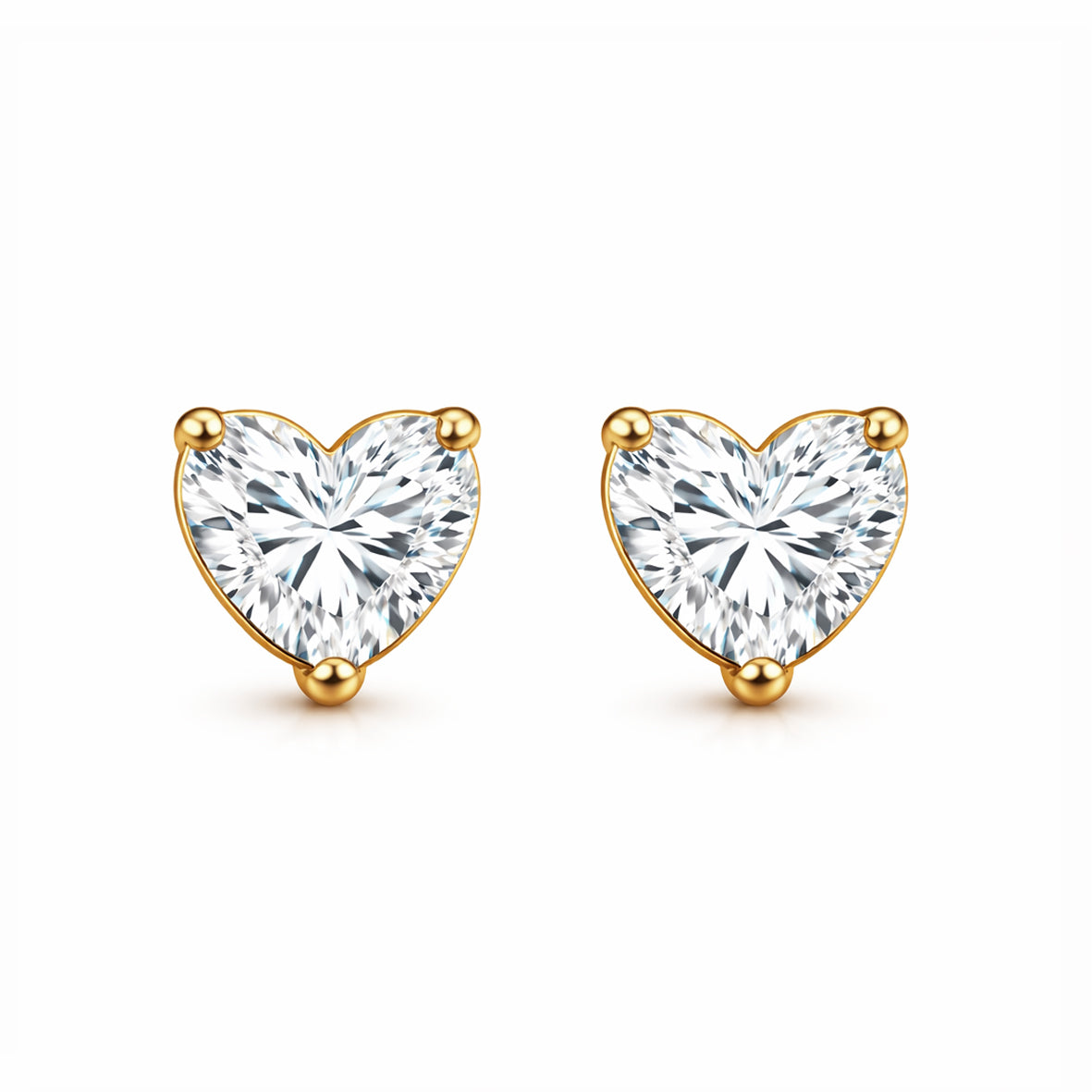 MyLovly Ice New Punto Luce Cuore 8 mm oro