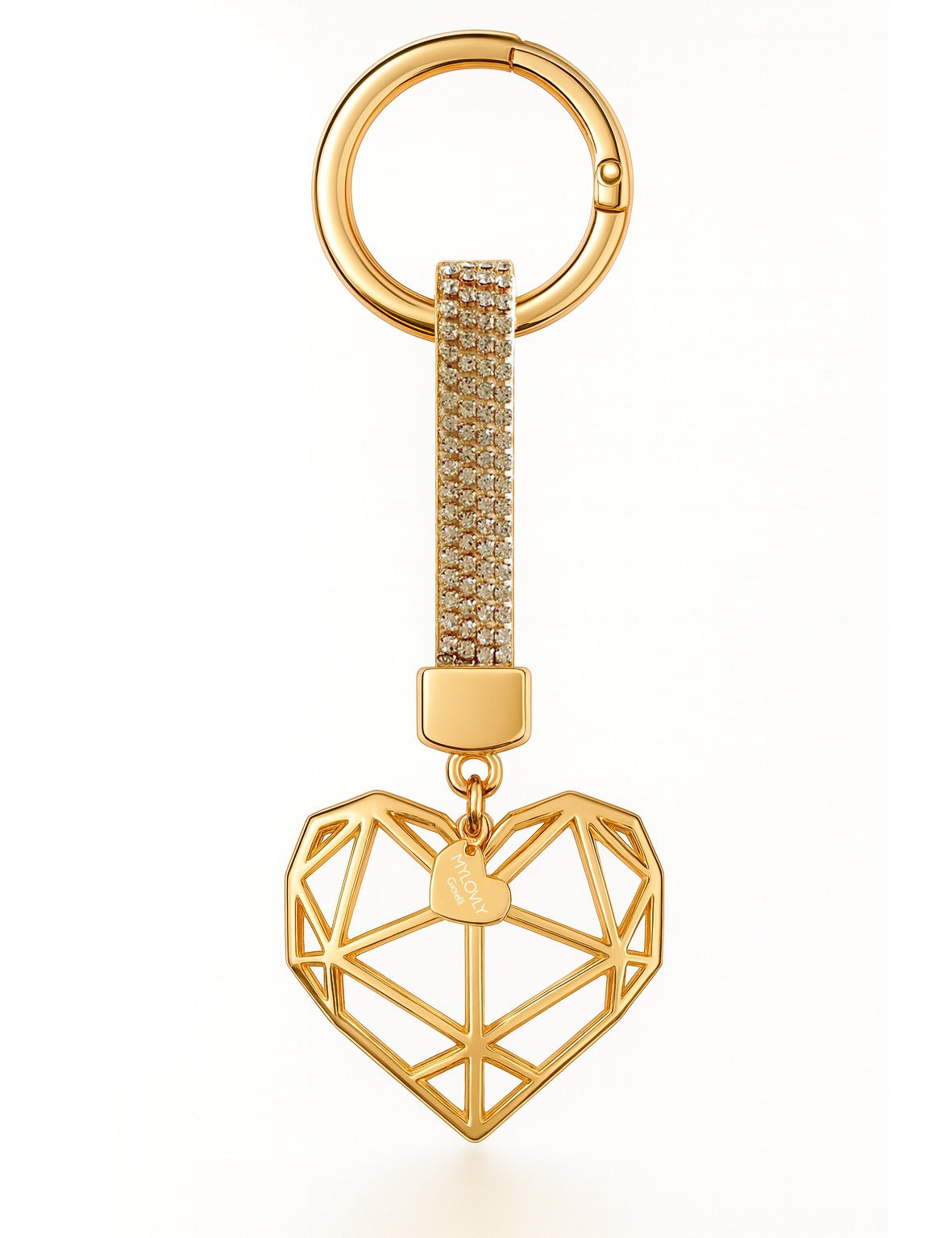 MyLovly Sisters Key Chain - portachiavi acciaio Bianco