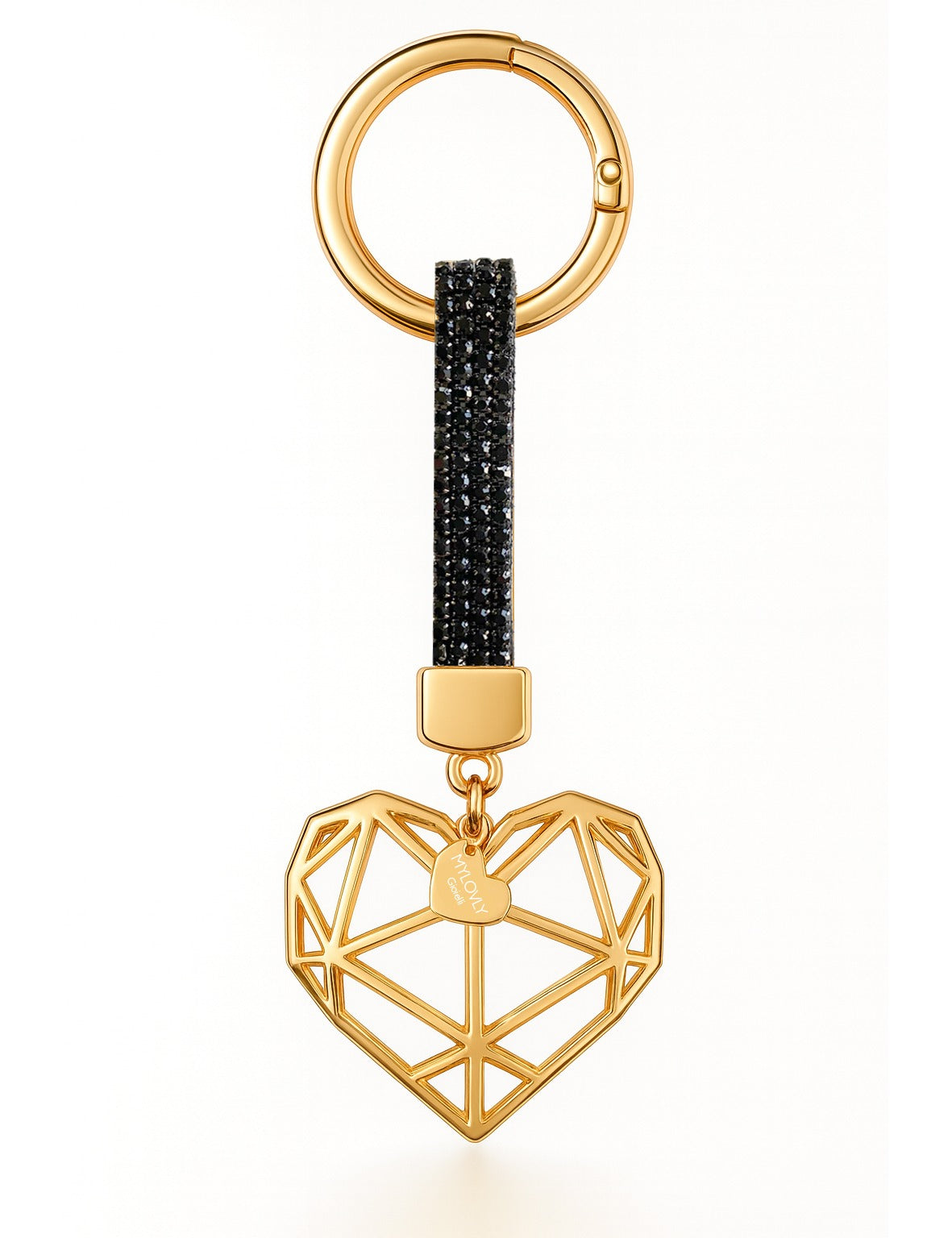 MyLovly Sisters Key Chain - portachiavi acciaio Nero