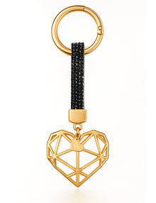 MyLovly Sisters Key Chain - portachiavi acciaio Nero