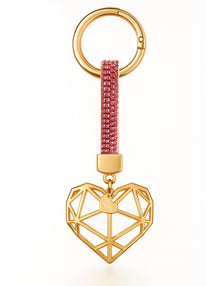 MyLovly Sisters Key Chain - portachiavi acciaio Rosa