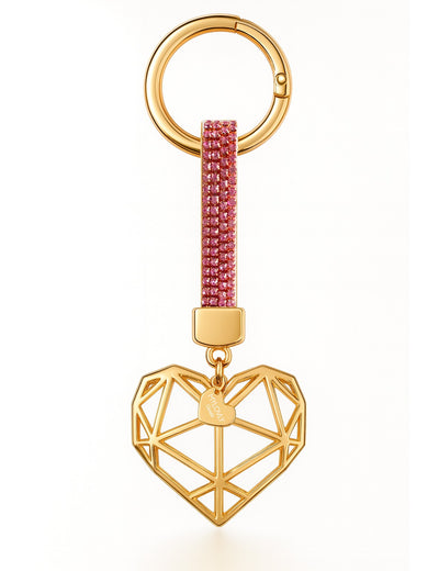 MyLovly Sisters Key Chain - portachiavi acciaio Rosa