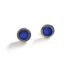 Orecchini Madreperla Blu