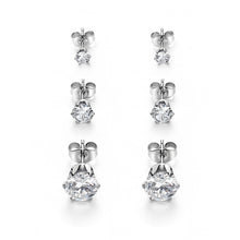 Orecchino Must Have Tris Punti Luce Argento