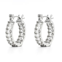 Orecchino Must Have Cerchio Baguette Argento