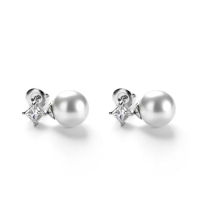 Orecchino Must Have Perla Punto Luce Argento