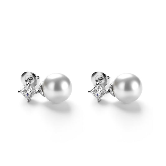 Orecchino Must Have Perla Punto Luce Argento