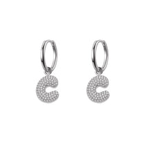 Orecchini Abc New Lettera C Argento