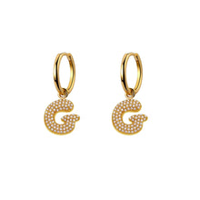 Orecchini Abc New Lettera G Oro