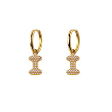 Orecchini Abc New  Lettera I Oro