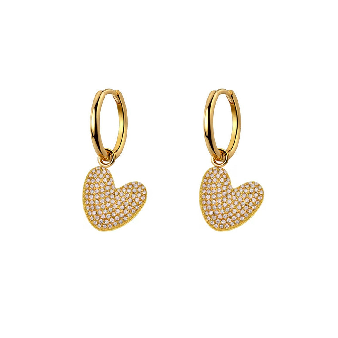 Orecchini Abc New  Lettera V Oro