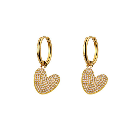 Orecchini Abc New  Lettera V Oro