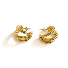 Orecchini cerchietti oro