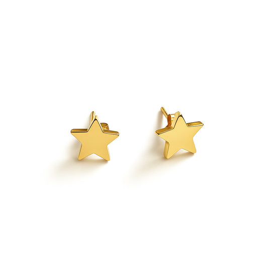 Orecchini stella oro